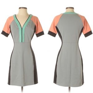 I Heart Ronson Colorblock Ponte Dress